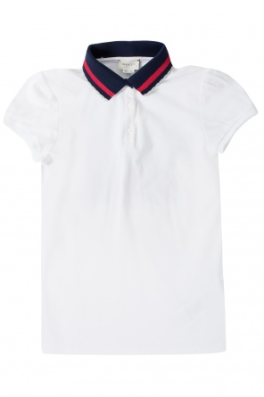 Logo-appliquéd polo, zdjęcie 1 Logo-appliquéd polo od Gucci Kids